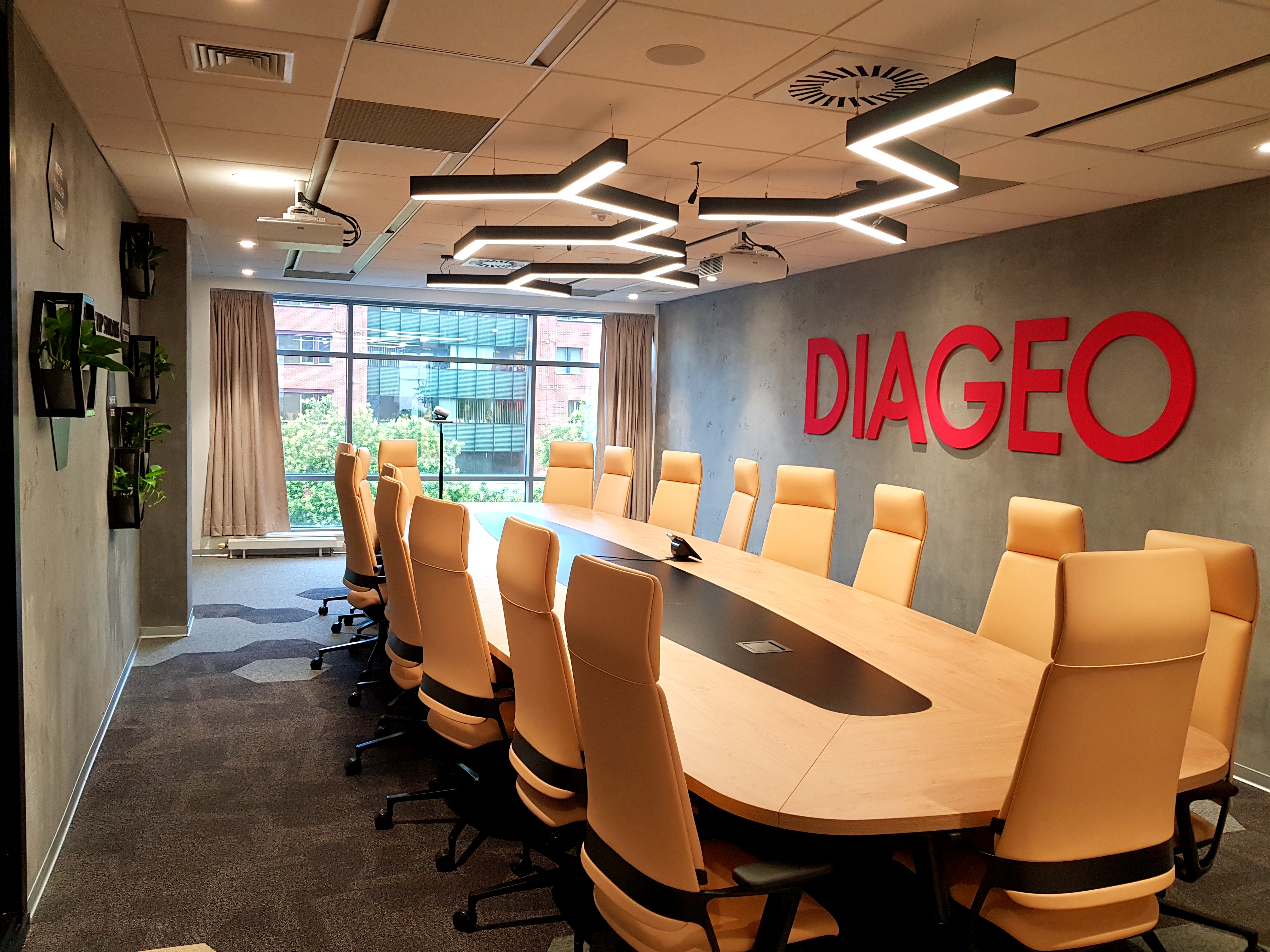 Diageo irodaház belsőépítészeti átalakítási munkák