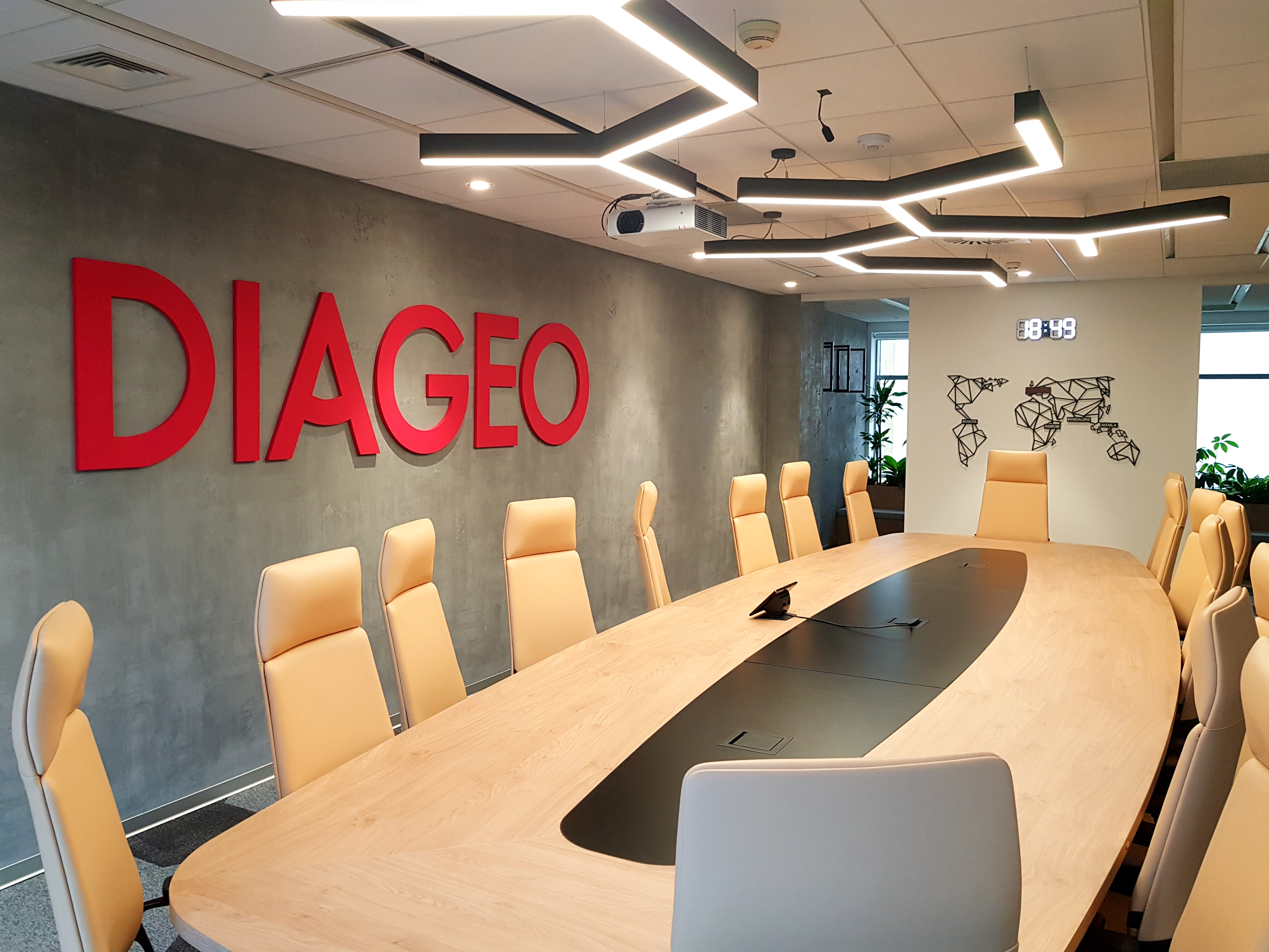 Diageo irodaház belsőépítészeti átalakítási munkák