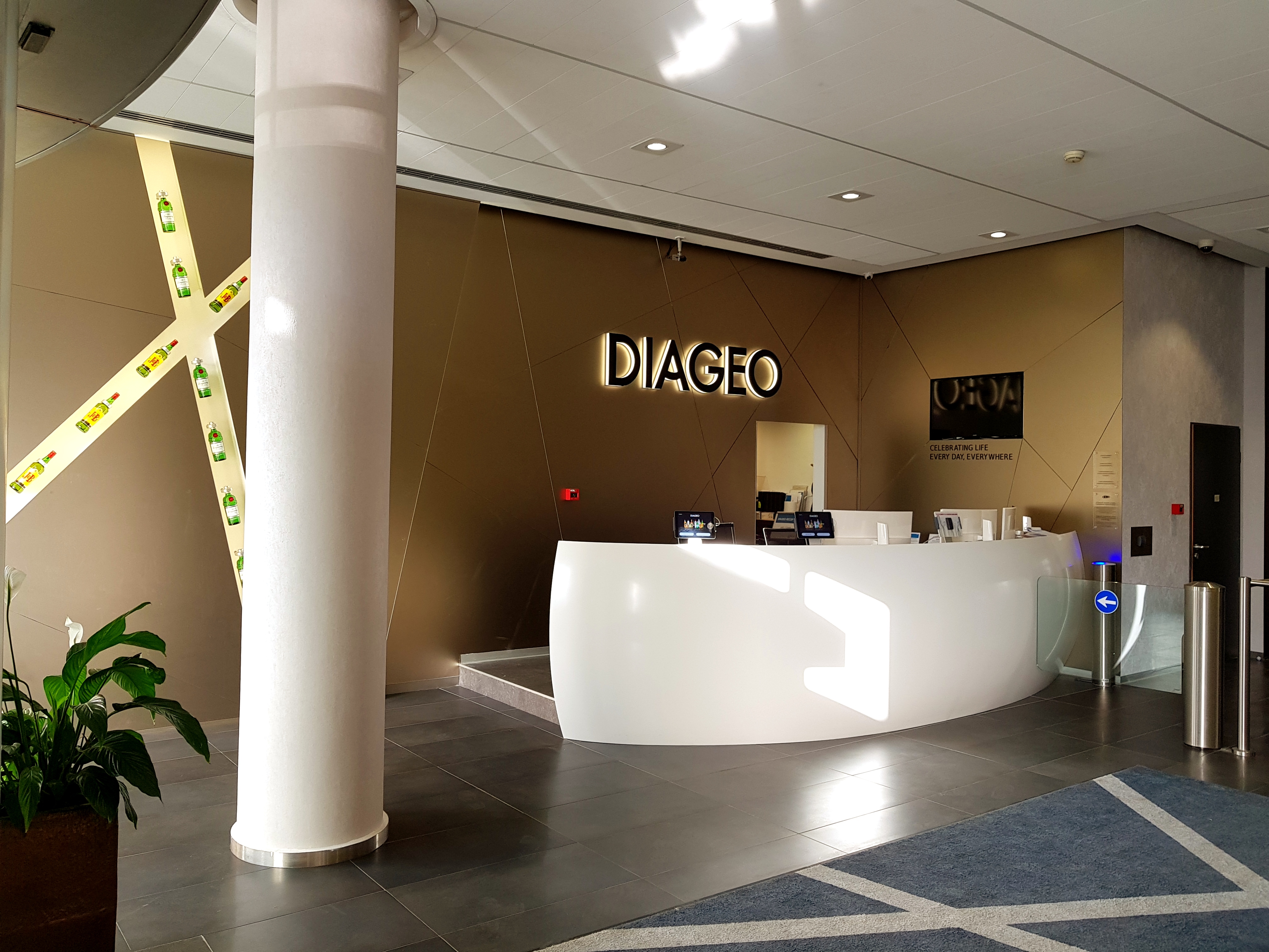 Diageo irodaház belsőépítészeti átalakítási munkák