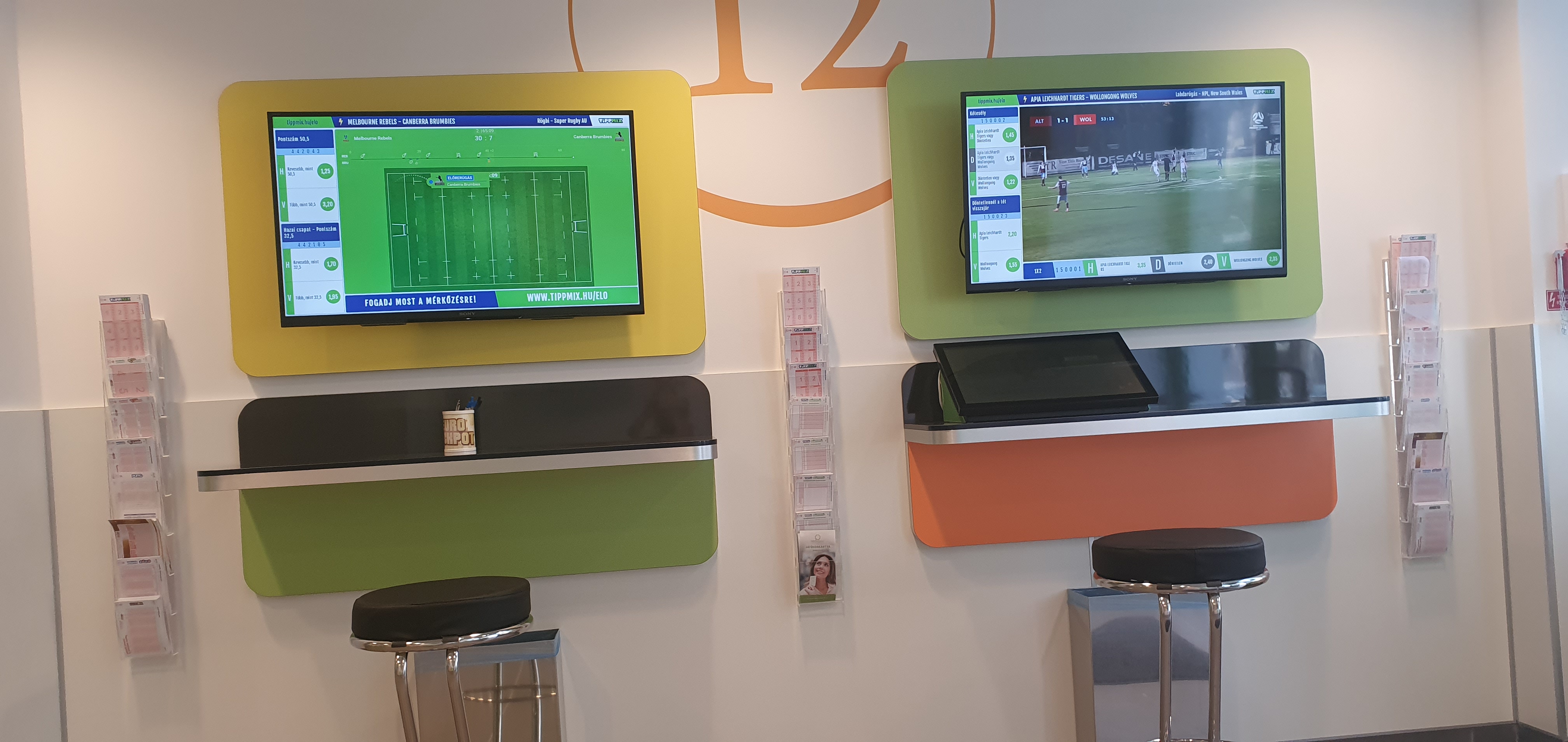 Szerencsejáték Zrt. - Lottózók teljeskörű bútorozási munkái