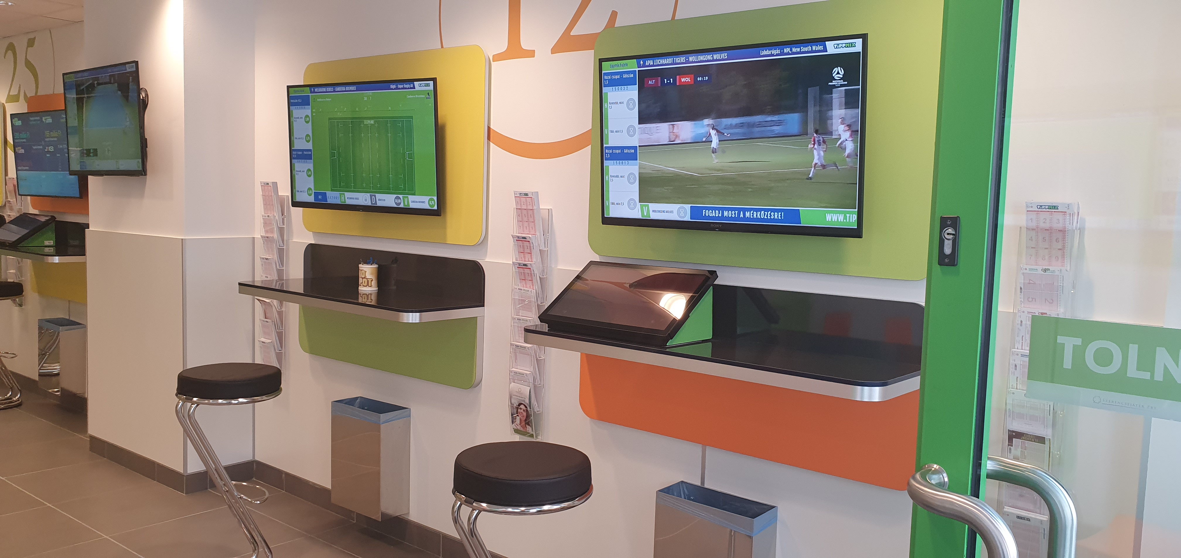 Szerencsejáték Zrt. - Lottózók teljeskörű bútorozási munkái